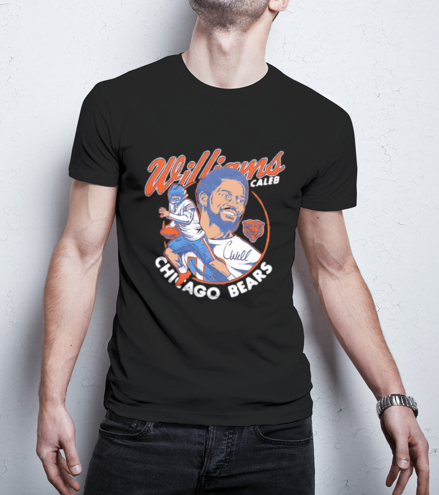 Williams Caleb Chicago Bears Football Player Bears T-Shirt