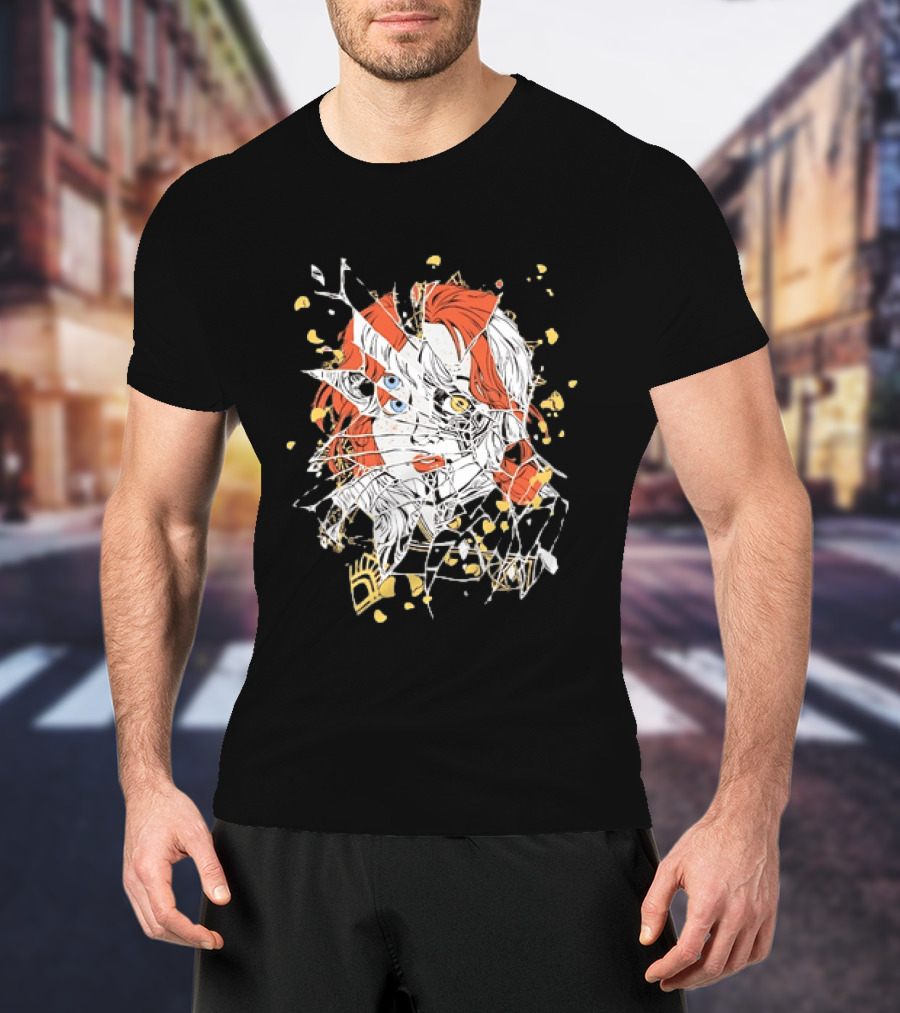 Chucky Shattered Glass Child's Play Horror T-Shirt