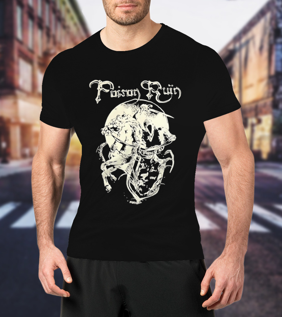 Poison Ruin Knight On Horseback Dungeon Synth Band T-Shirt