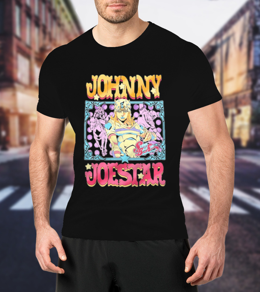 Johnny Joestar Steel Ball Run JoJo's Bizarre Adventure SBR Anime T-Shirt