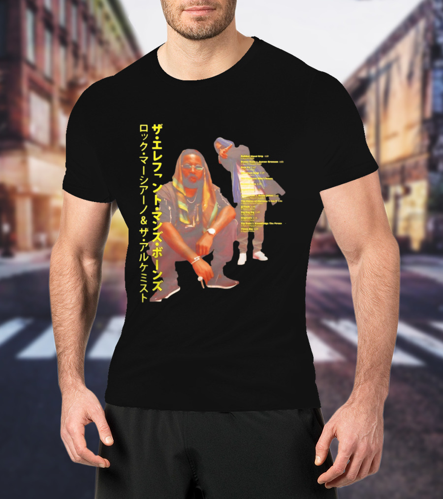 Roc Marciano And The Alchemist The Elephant Man's Bones Album T-Shirt