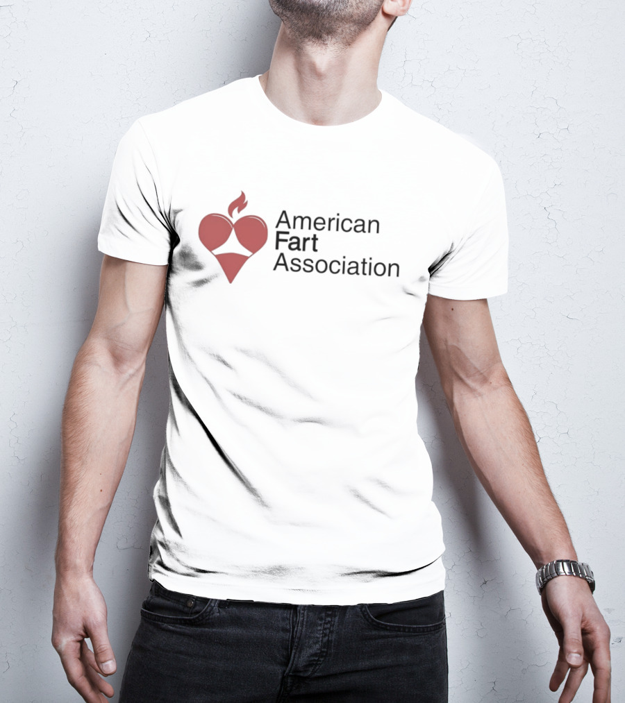 American Fart Association Heart Flame T-Shirt