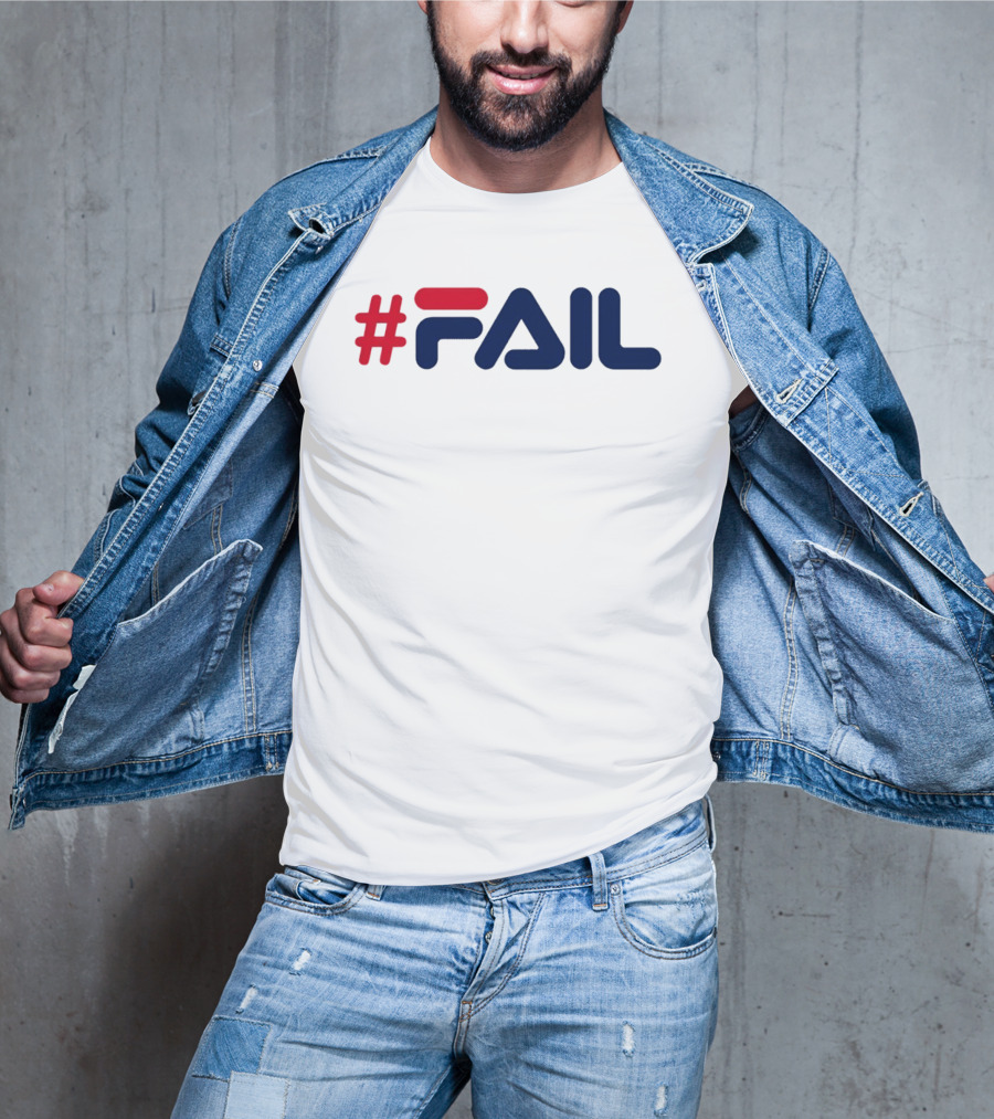 #FAIL Hashtag Bold Modern T-Shirt