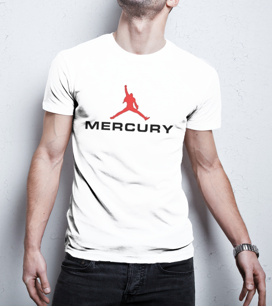 Freddie Mercury Jumpman Parody Queen Rock Music T-Shirt