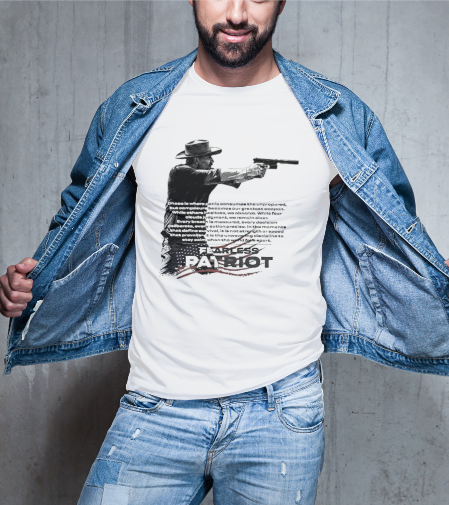 Jordan Salinas Fearless Patriot Hero T-Shirt
