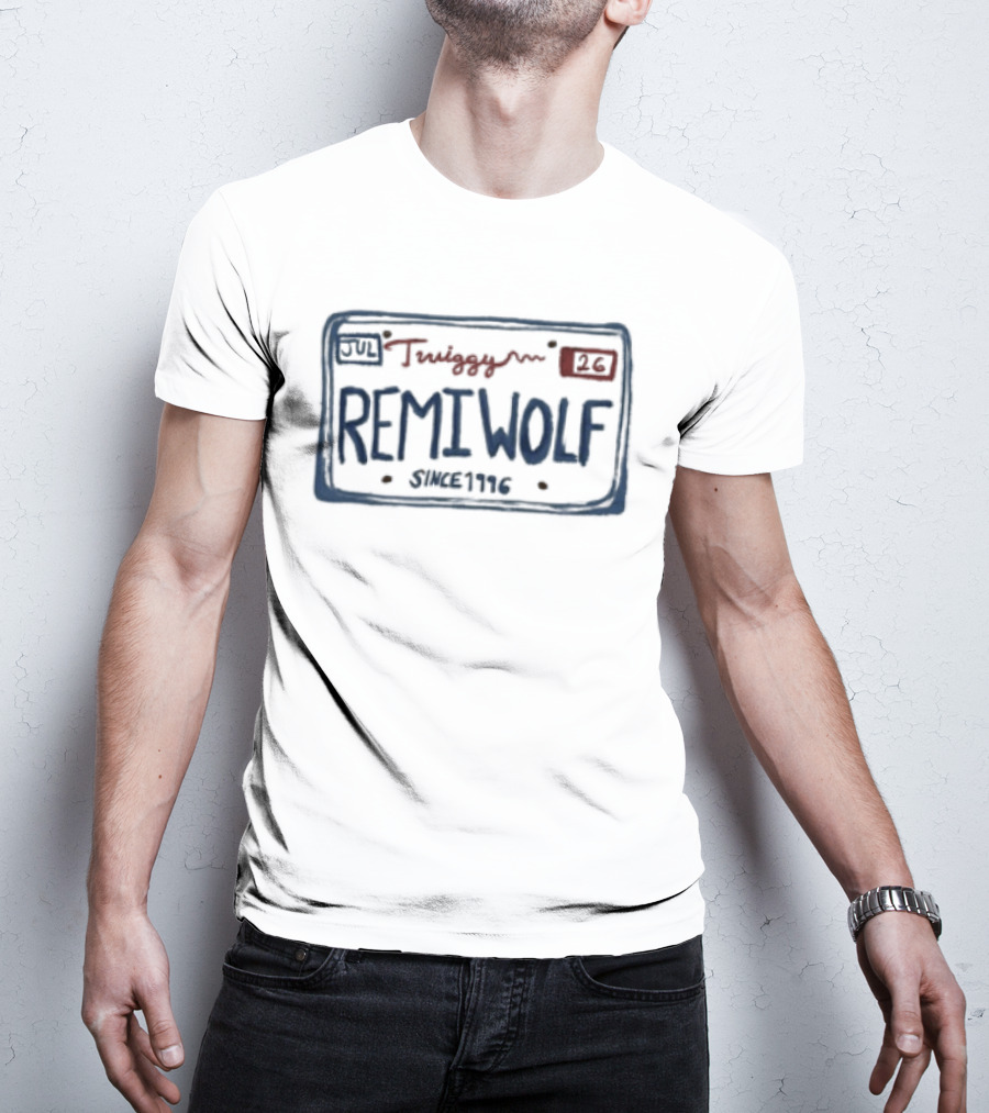 Remi Wolf Store License Plate December Twirl 227 California 2023 T-Shirt