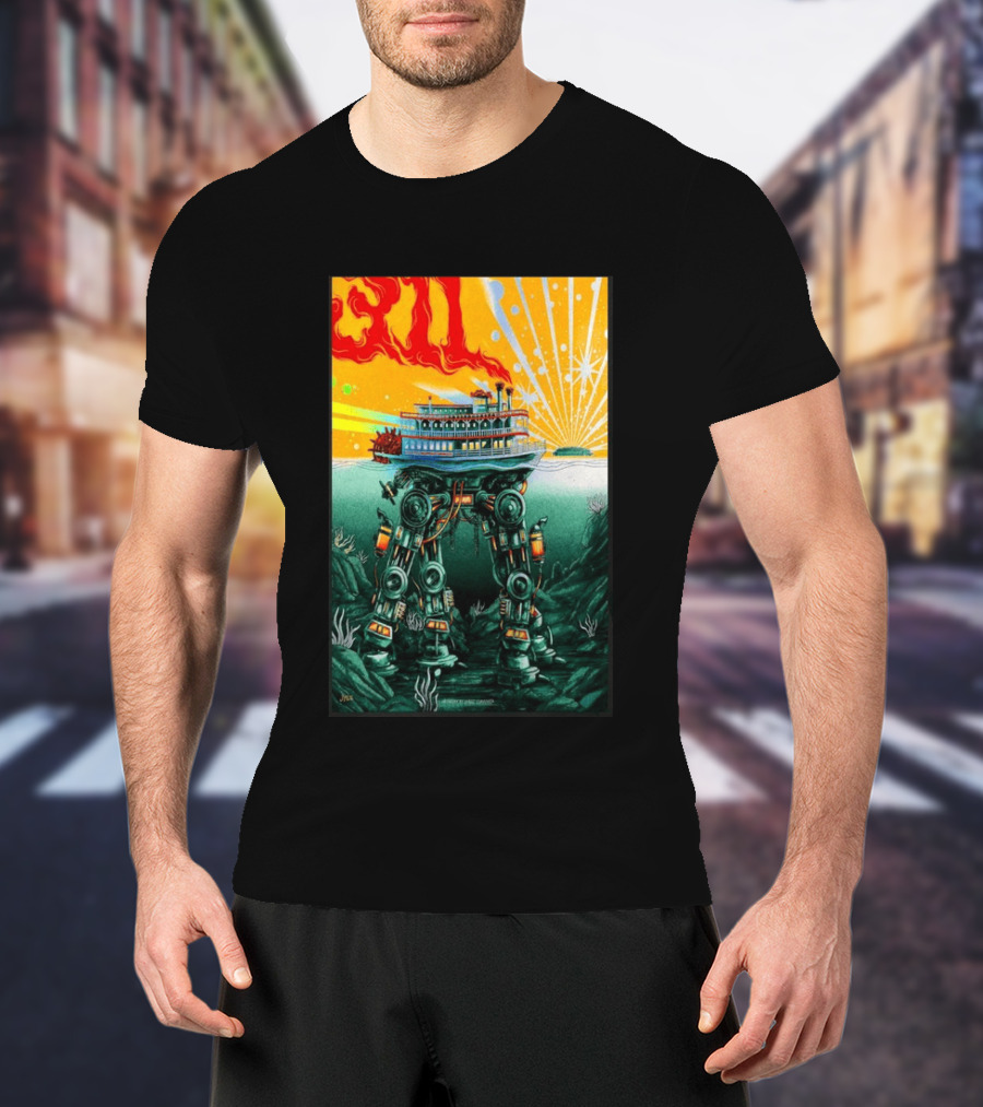 311 Kansas City MO 2026 Steamboat Robot T-Shirt