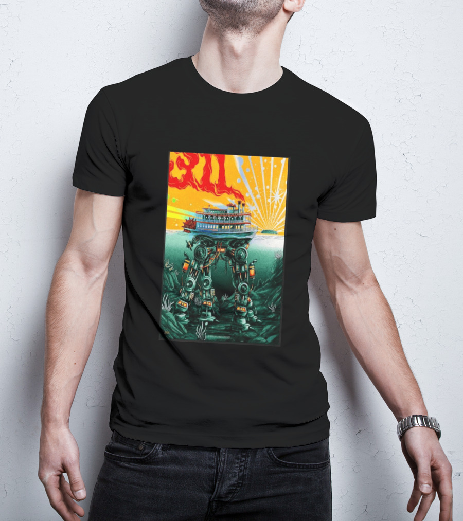 311 Kansas City MO 2026 Steamboat Robot T-Shirt