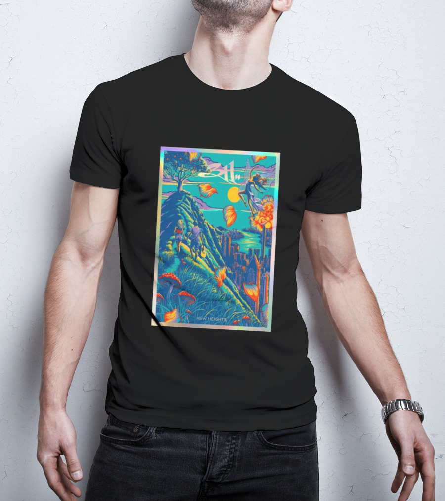311 New Heights 2026 Fairy Cityscape Guitar Walk T-Shirt