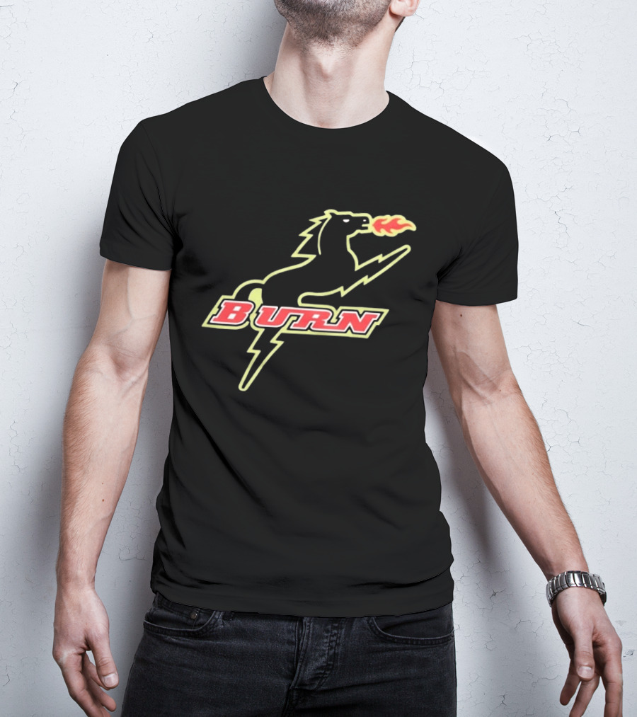 Burn Fire Breathing Horse Team T-Shirt