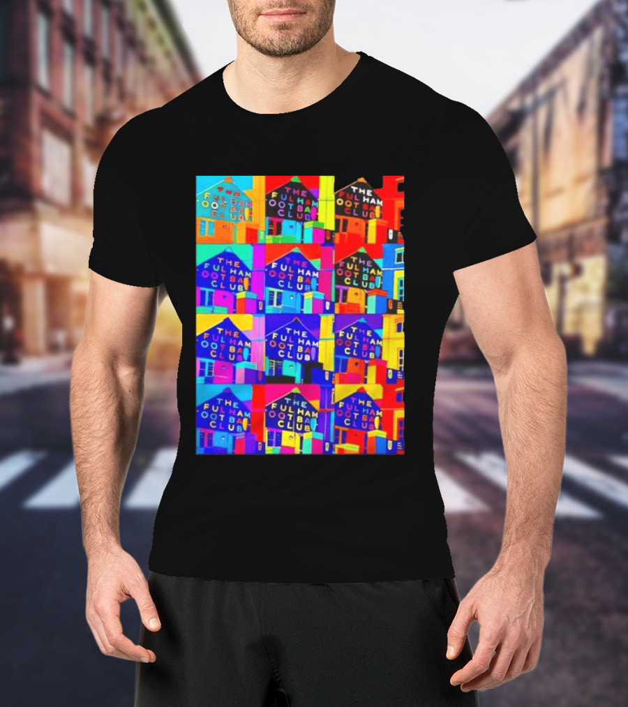 The Fulham Football Club Pop Art Craven Cottage T-Shirt