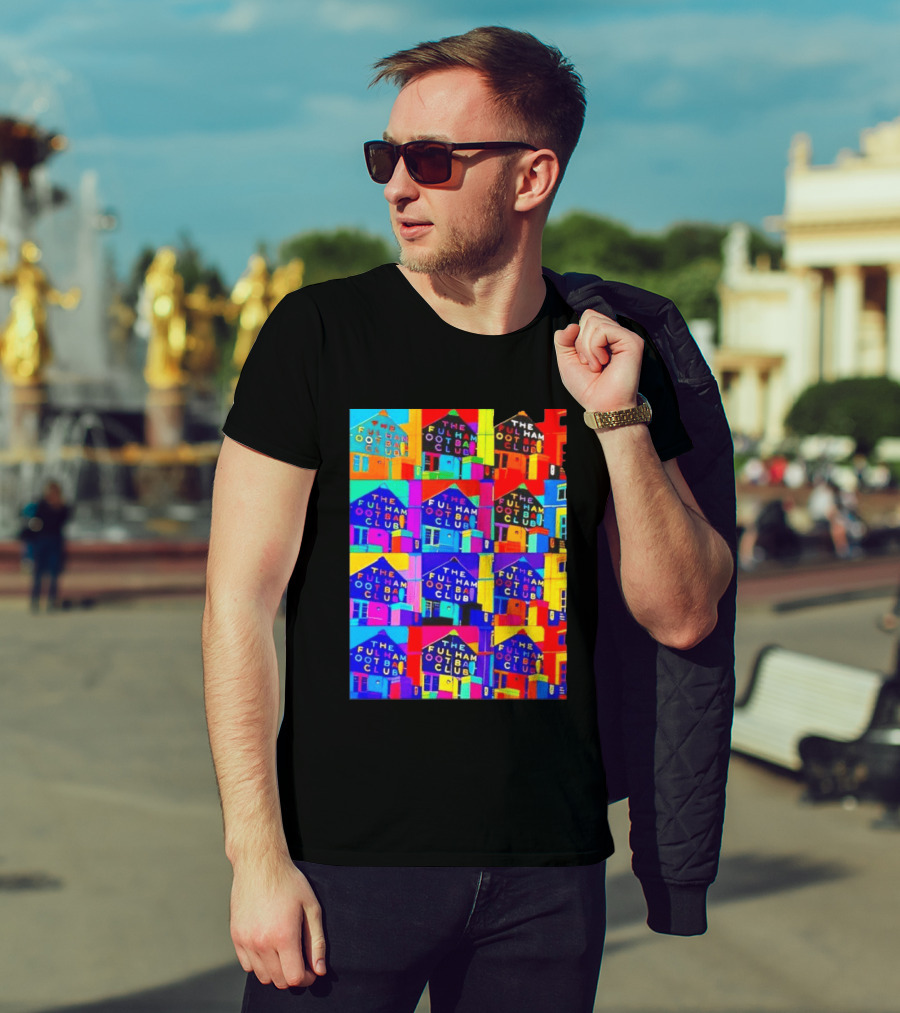 The Fulham Football Club Pop Art Craven Cottage T-Shirt