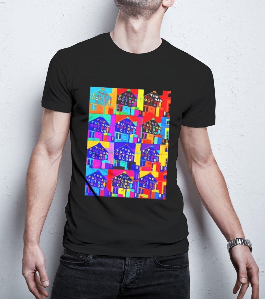 The Fulham Football Club Pop Art Craven Cottage T-Shirt