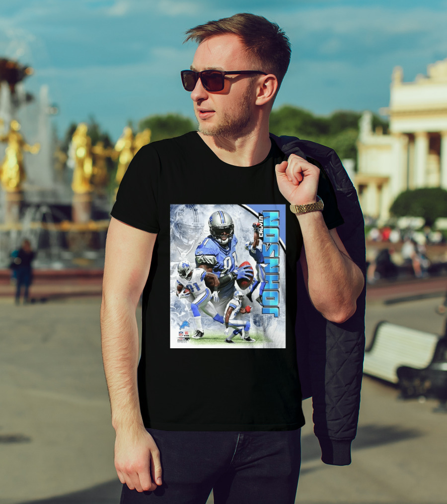 Calvin Johnson Detroit Lions NFL Football Superstar T-Shirt