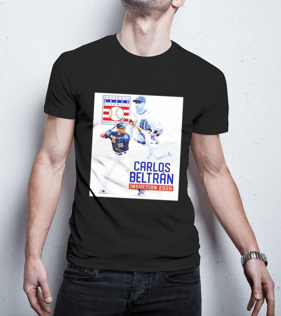 Carlos Beltran National Baseball Hall Of Fame Induction 2026 T-Shirt
