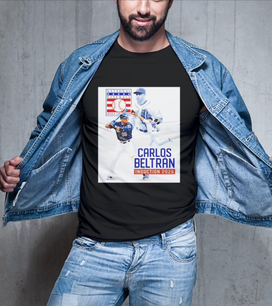 Carlos Beltran National Baseball Hall Of Fame Induction 2026 T-Shirt