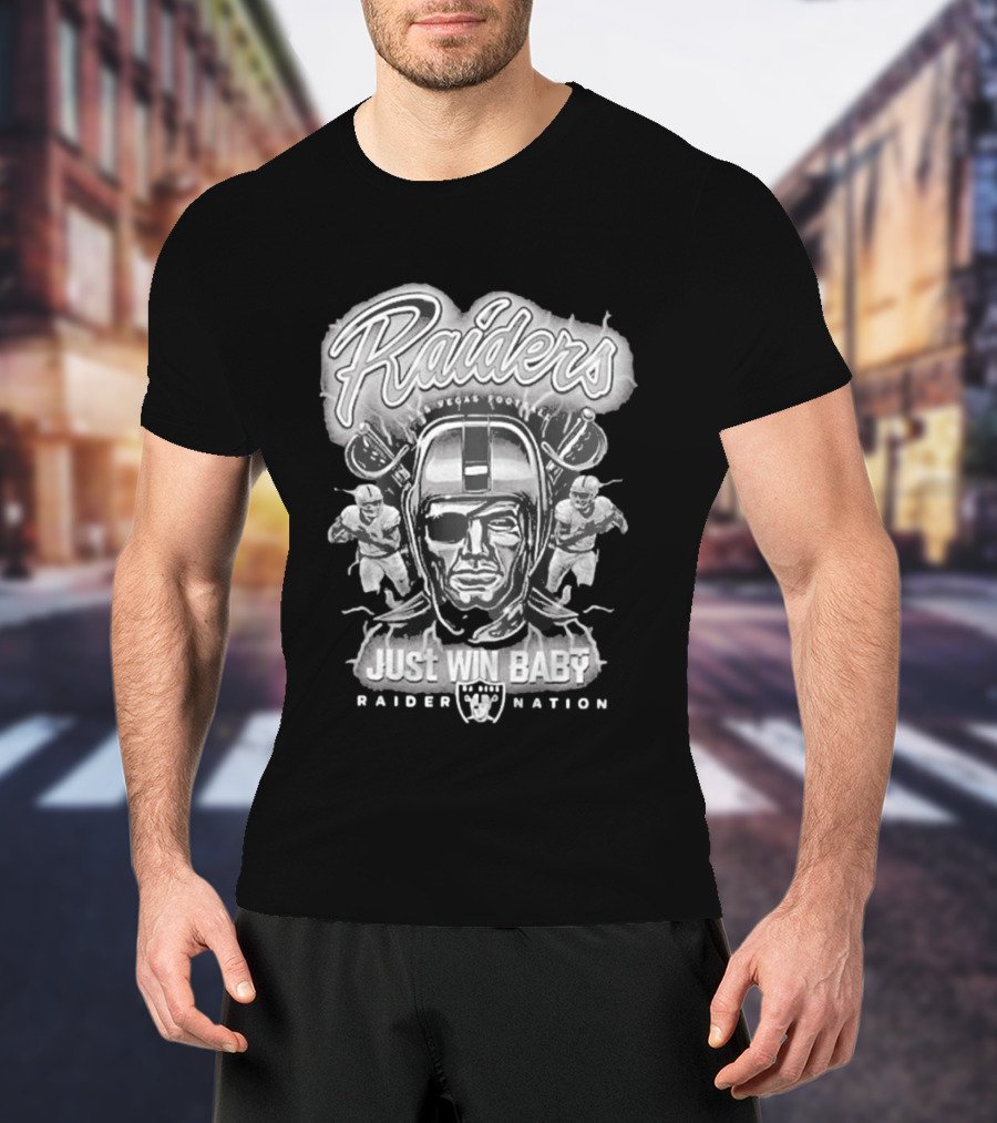 Raider Nation Las Vegas Football Just Win Baby T-Shirt