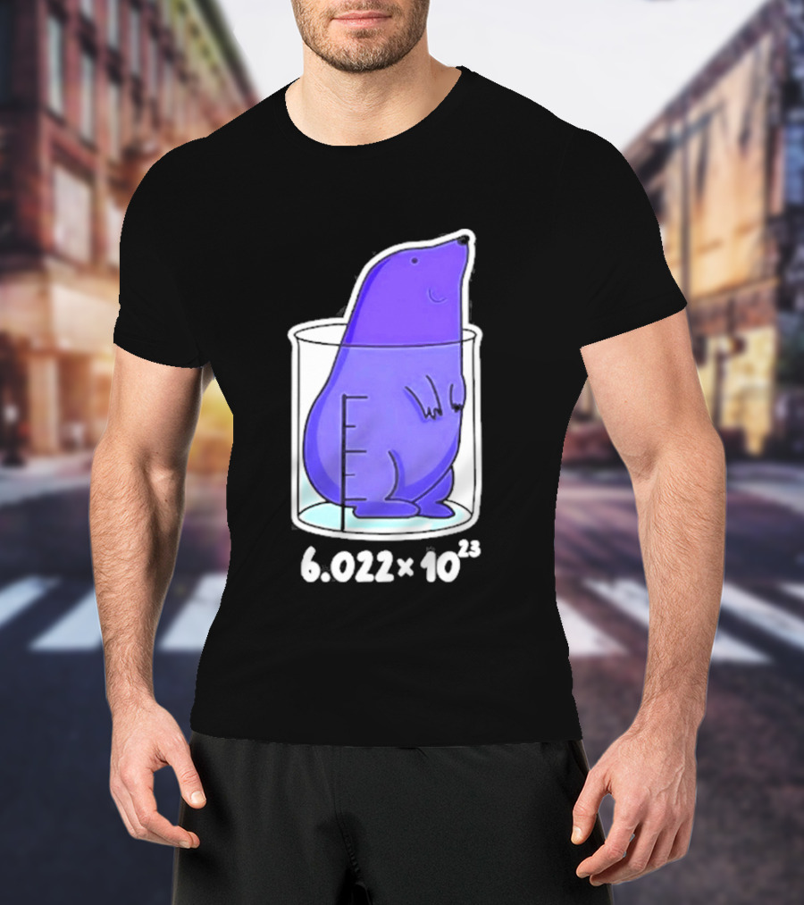 Mole 6.022 X 10²³ Avogadro Chemistry Beaker T-Shirt