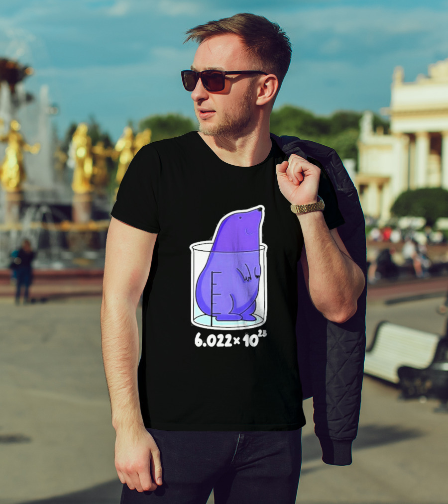 Mole 6.022 X 10²³ Avogadro Chemistry Beaker T-Shirt