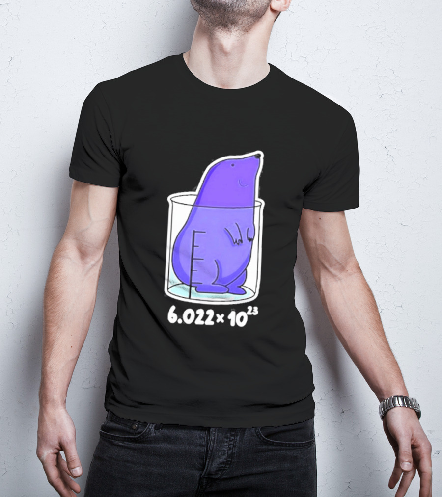 Mole 6.022 X 10²³ Avogadro Chemistry Beaker T-Shirt