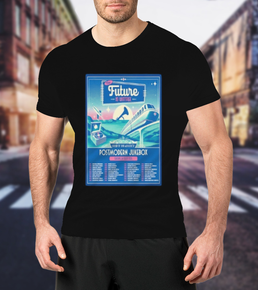Future Is Vintage Scott Bradlee's Postmodern Jukebox Europe UK Tour 2026 T-Shirt