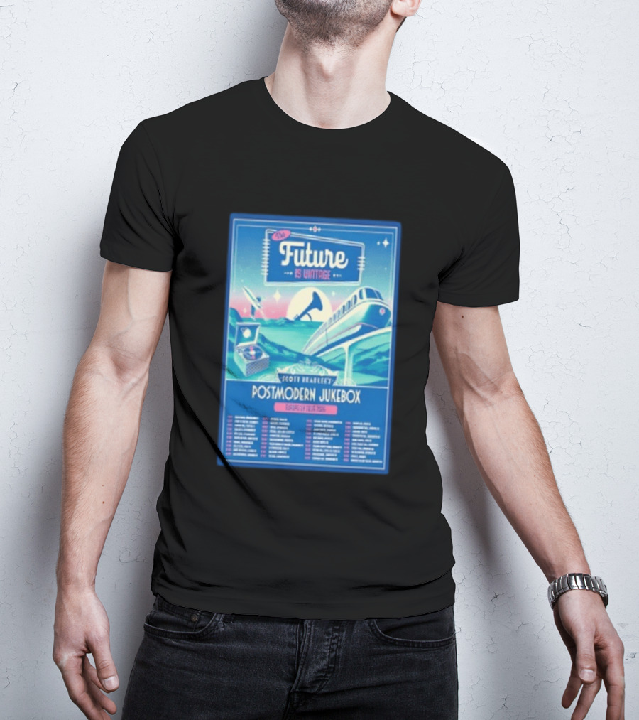 Future Is Vintage Scott Bradlee's Postmodern Jukebox Europe UK Tour 2026 T-Shirt