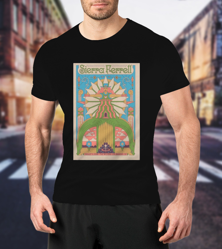 Sierra Ferrell August 5 2026 The Wiltern Los Angeles CA Psychedelic T-Shirt