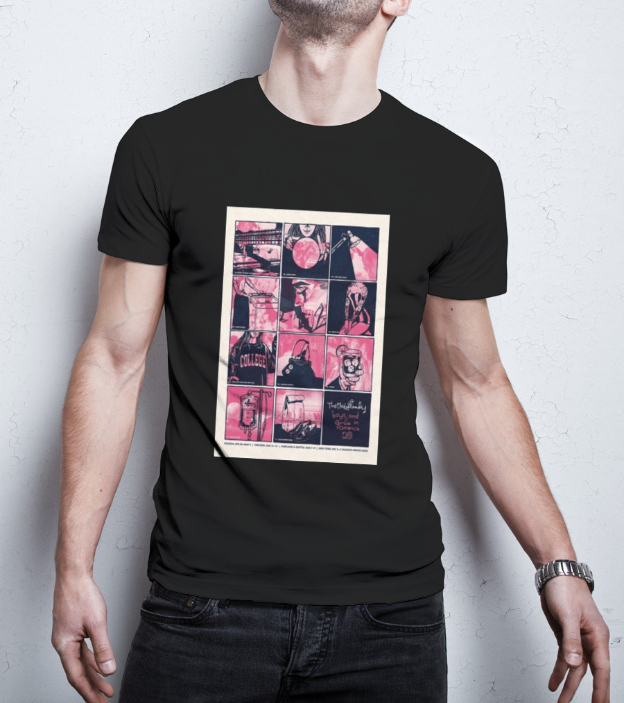 The Hold Steady Boys And Girls In America Tour 2026 Boston Chicago Portland Seattle New York T-Shirt