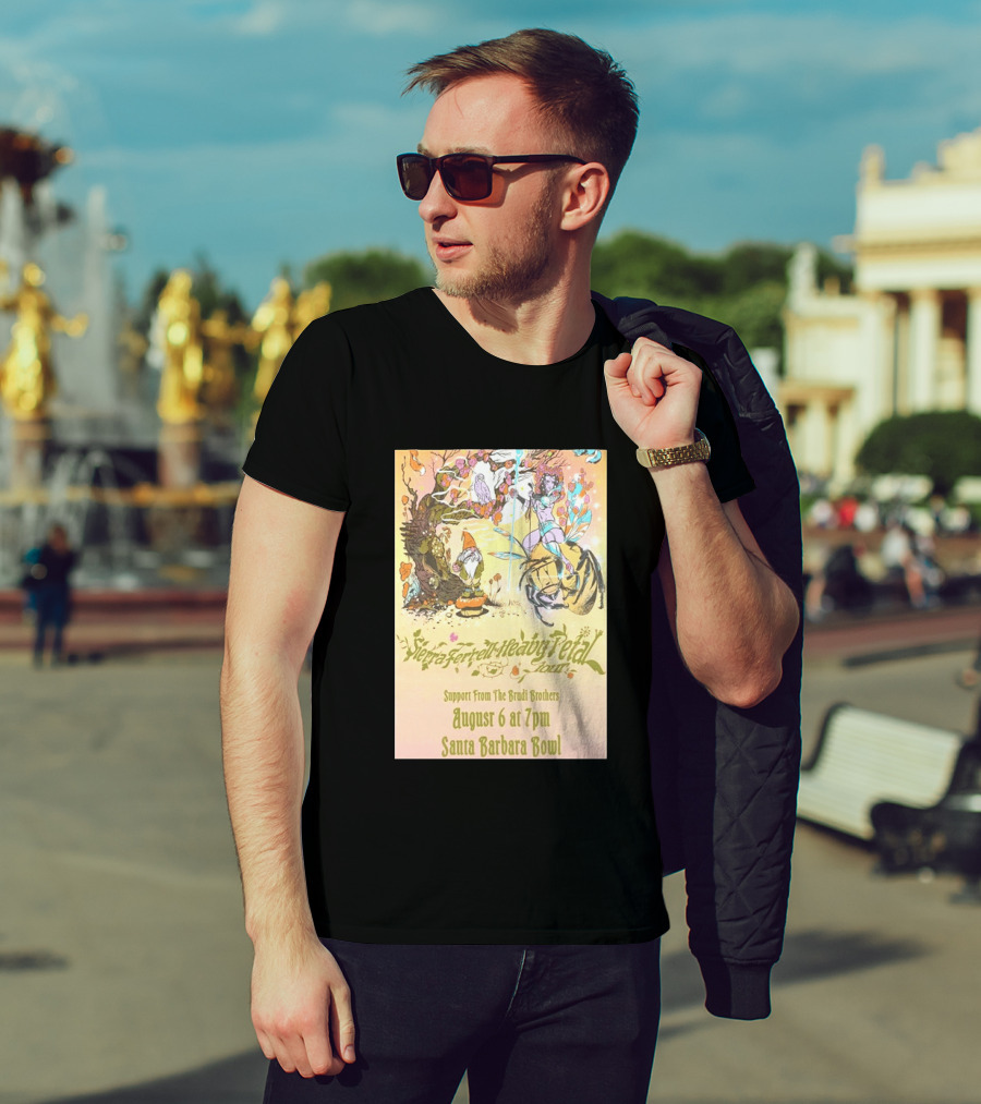 Sierra Ferrell Heavy Petal Tour Brudi Brothers Support August 6 Santa Barbara Bowl T-Shirt