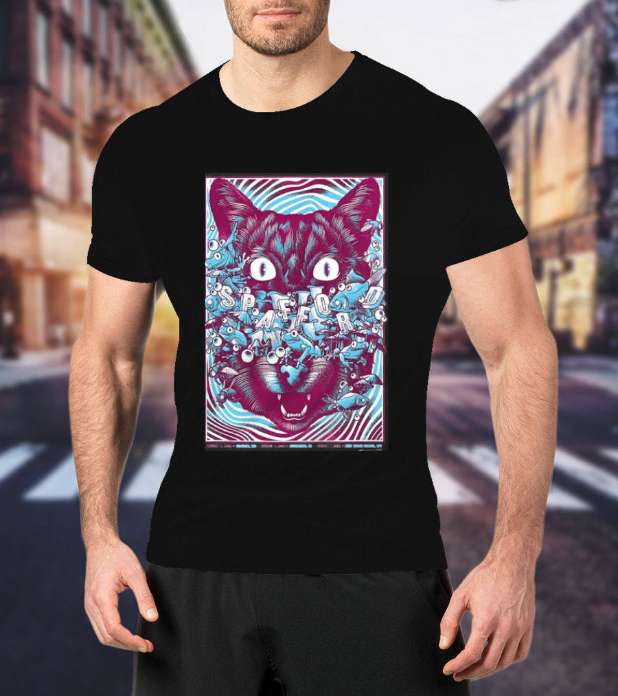 Spafford Richmond Virginia Tour Aug 6 2026 Cat Eyes And Fish T-Shirt