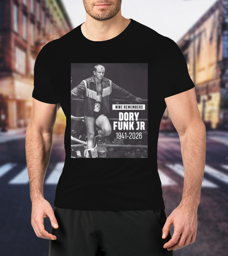 WWE Remembers Dory Funk Jr 1941 2026 T-Shirt