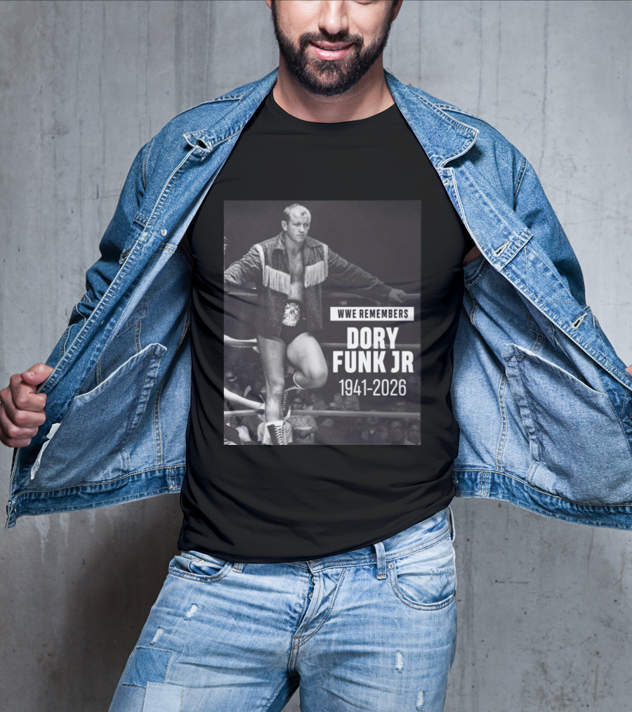 WWE Remembers Dory Funk Jr 1941 2026 T-Shirt