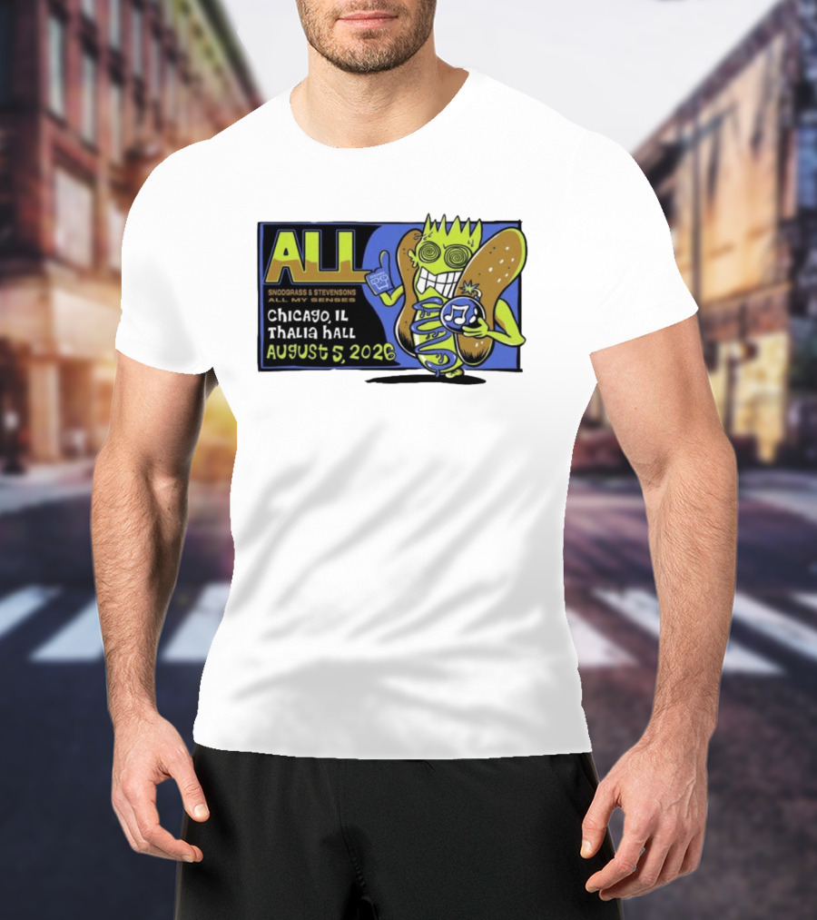 ALL Snodgrass Stevensons Chicago Thalia Hall August 5 2026 T-Shirt