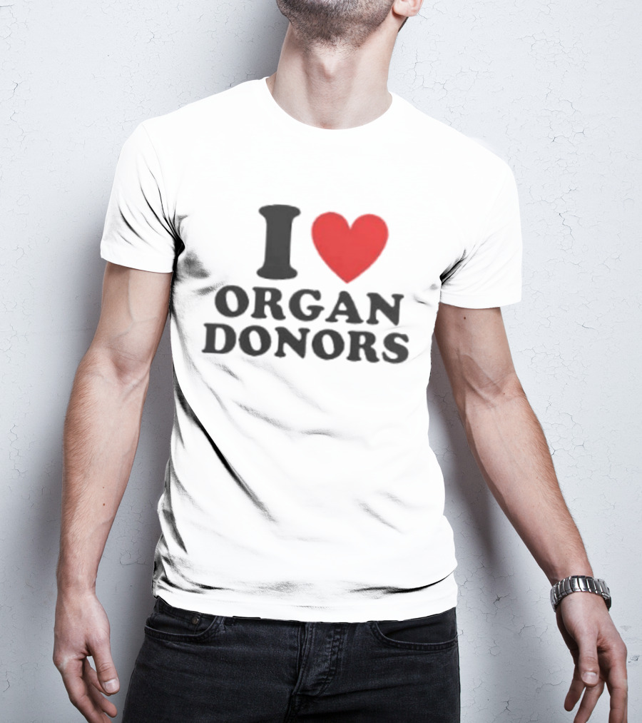 Buffalo Sabres I Love Organ Donors White T-Shirt