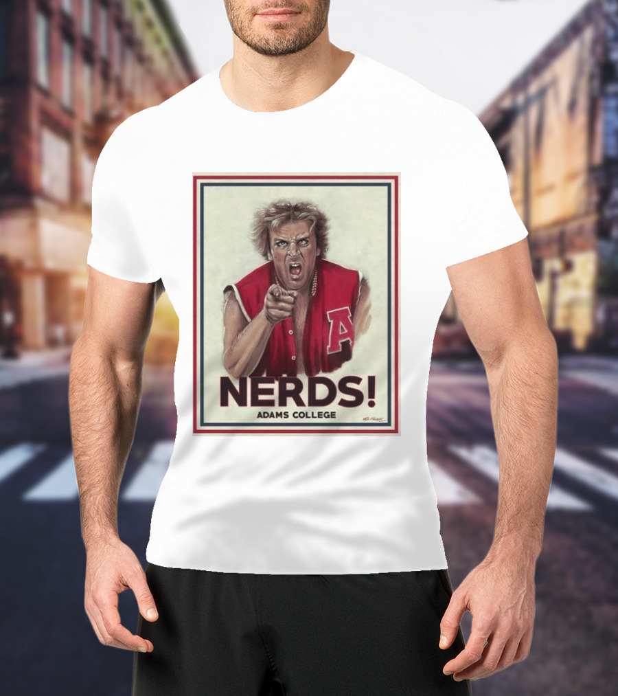 Adams College Nerds Remembering Donald Gibb 1954 2026 T-Shirt