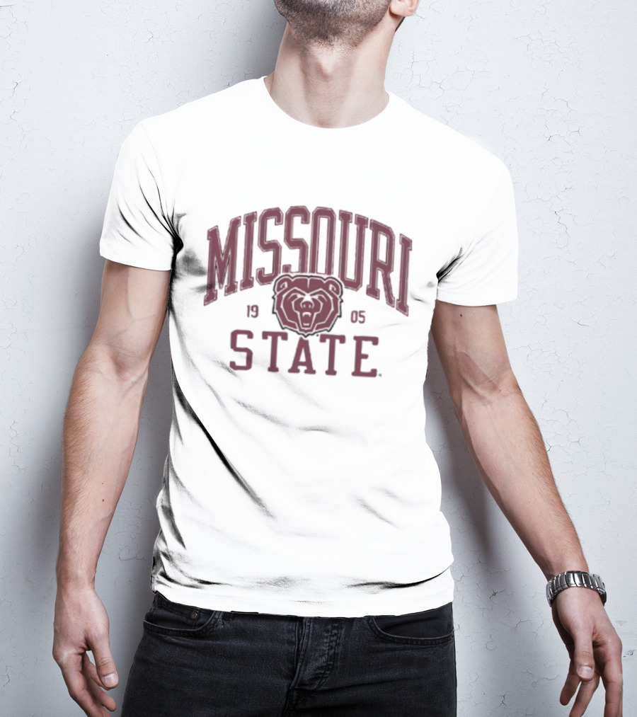 Missouri State Bears 1905 Collegiate Spirit Bear Head T-Shirt