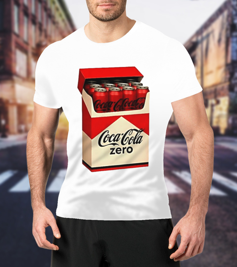 Coca Cola Zero Take The Edge Off Red Box Cans T-Shirt