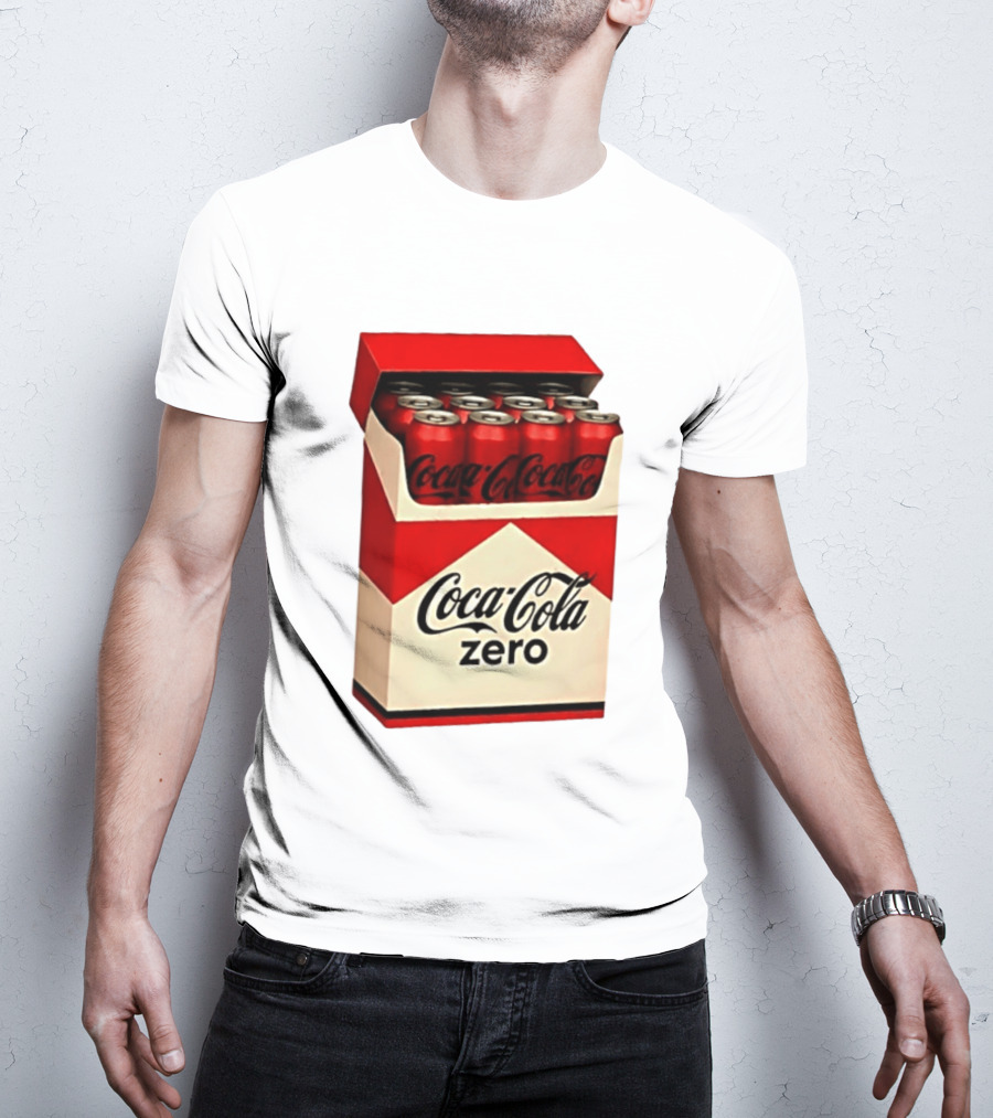 Coca Cola Zero Take The Edge Off Red Box Cans T-Shirt