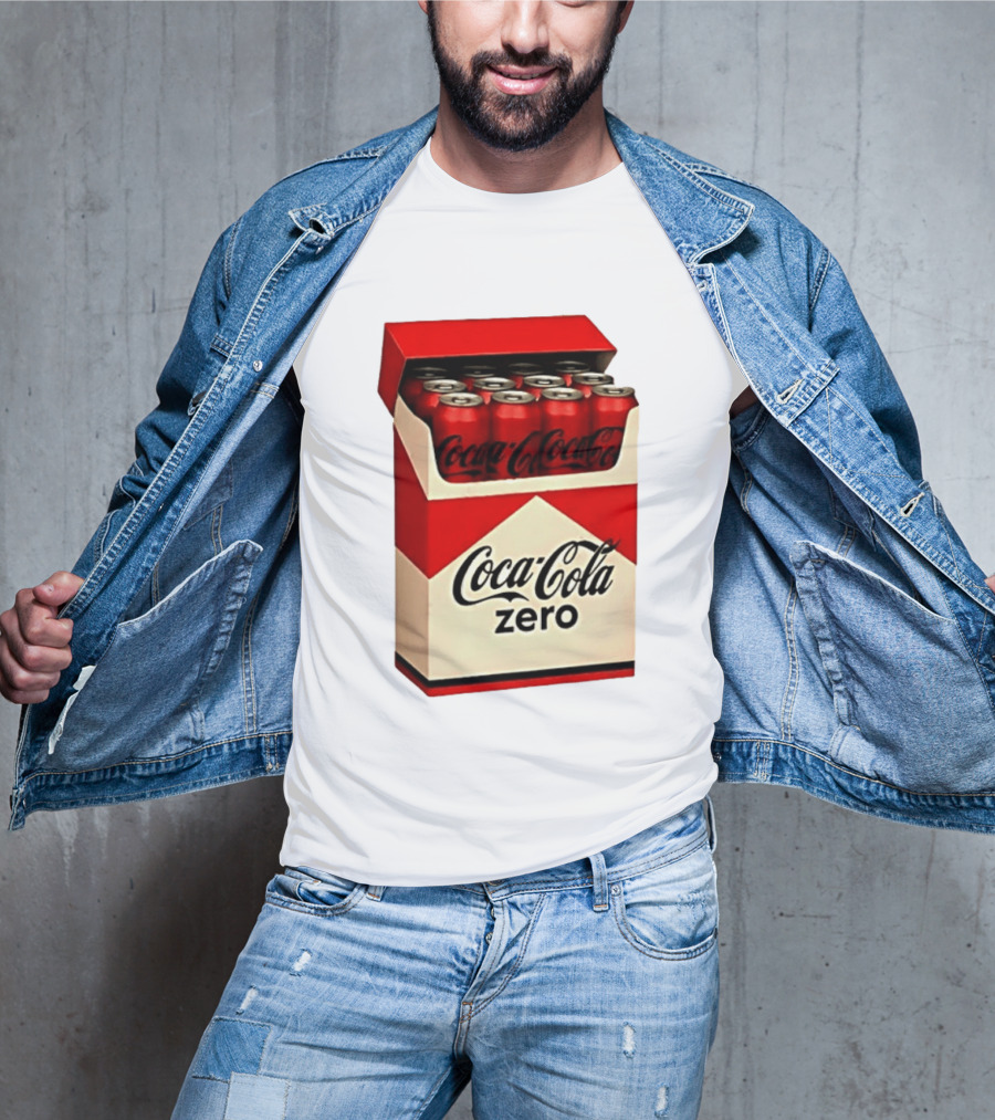 Coca Cola Zero Take The Edge Off Red Box Cans T-Shirt