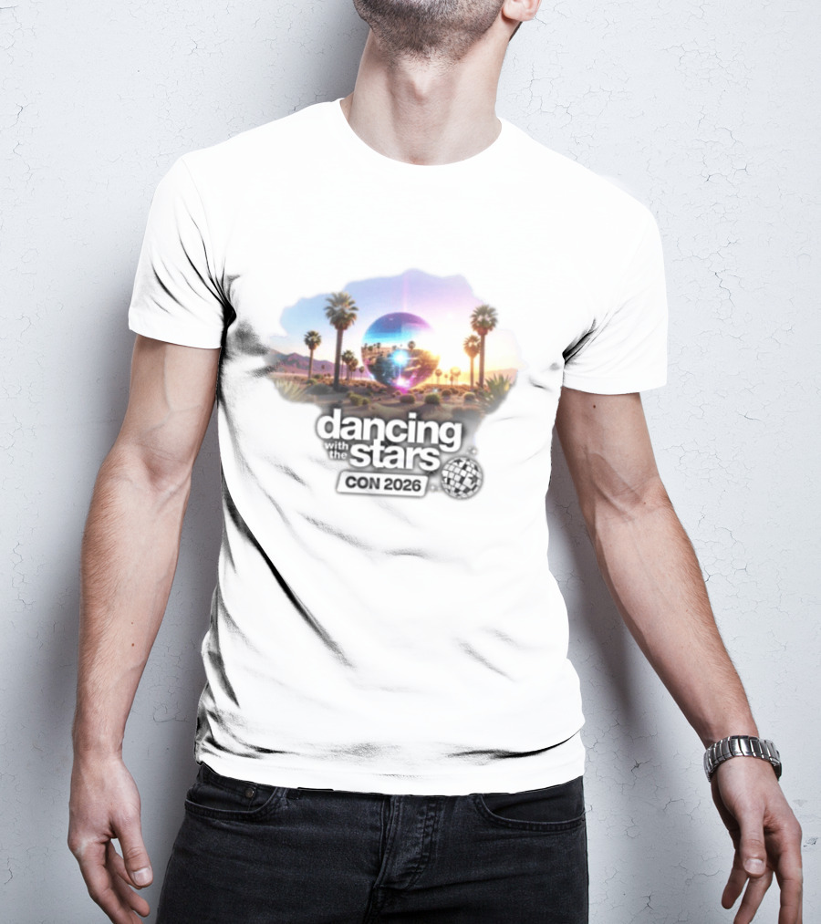 Dancing With The Stars Con 2026 Disco Desert Palm Oasis T-Shirt