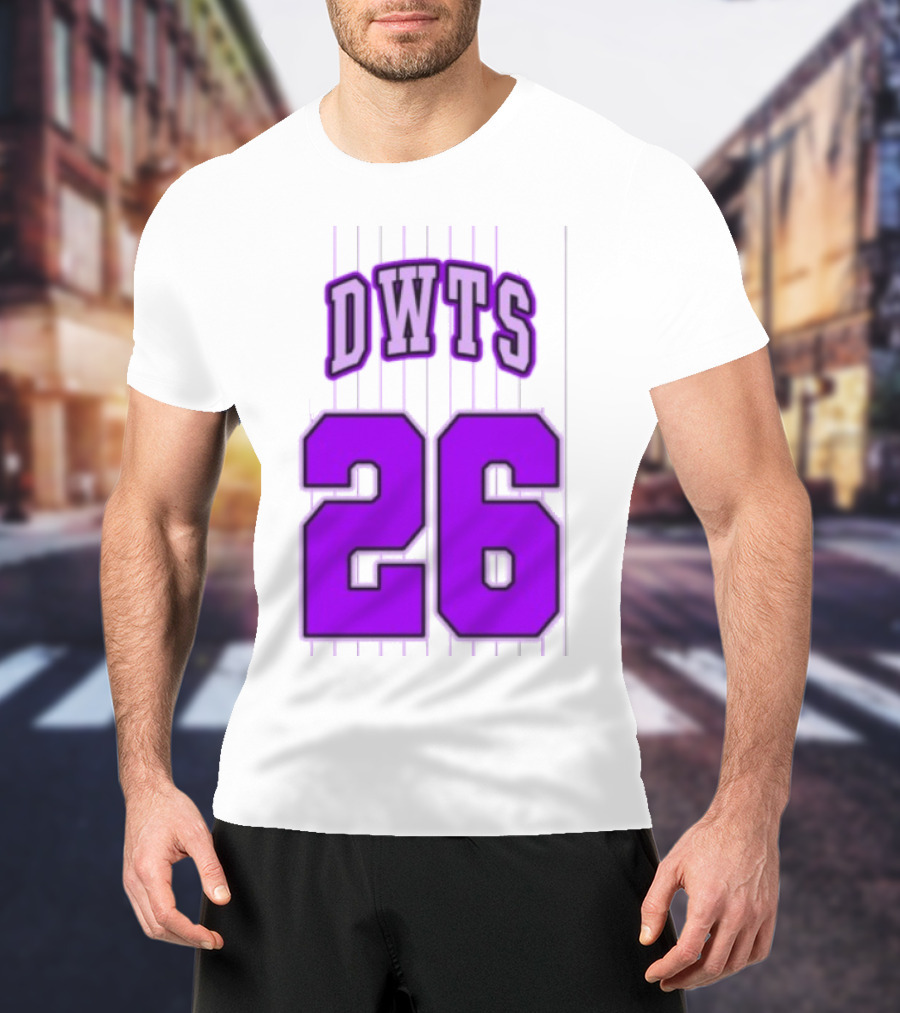 Dancing With The Stars DWTS Glitter Games 26 Jersey T-Shirt