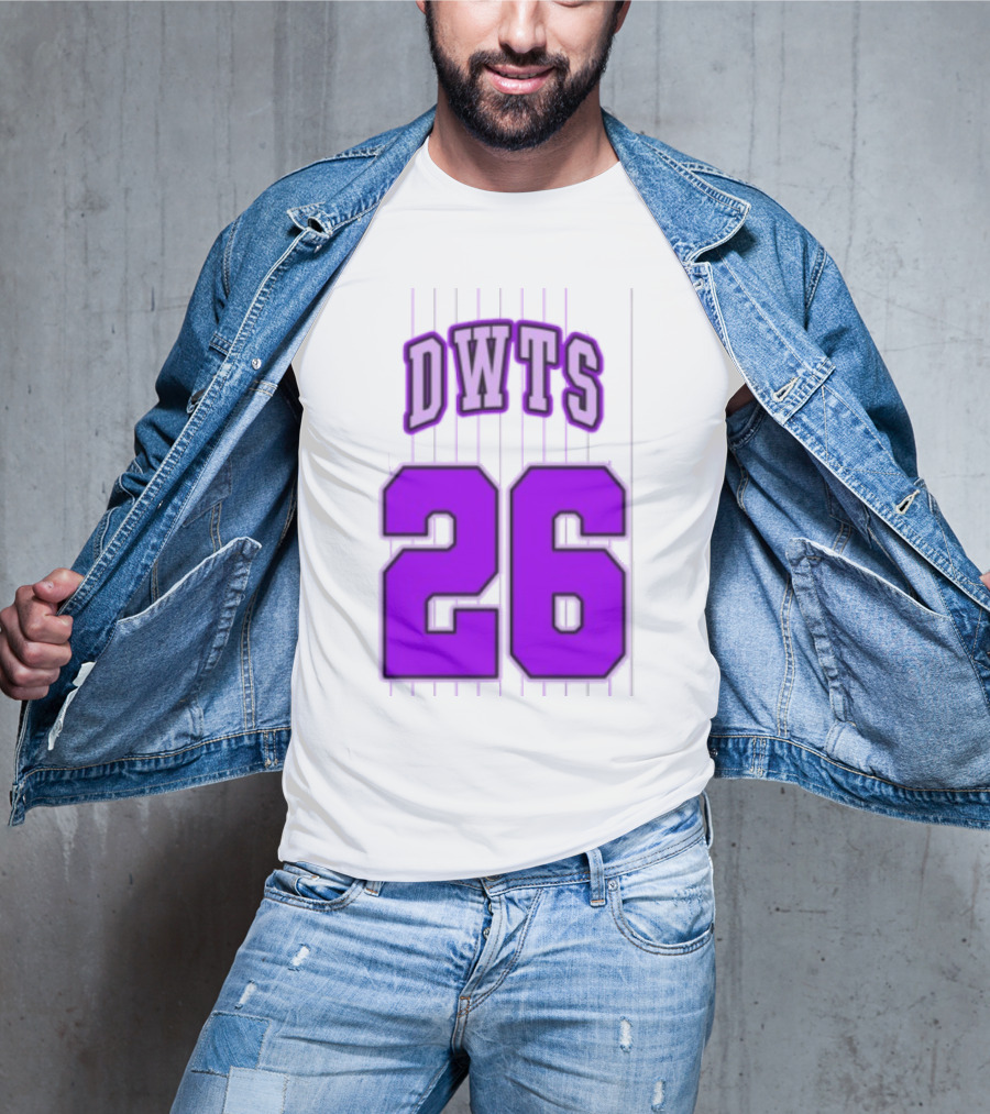 Dancing With The Stars DWTS Glitter Games 26 Jersey T-Shirt