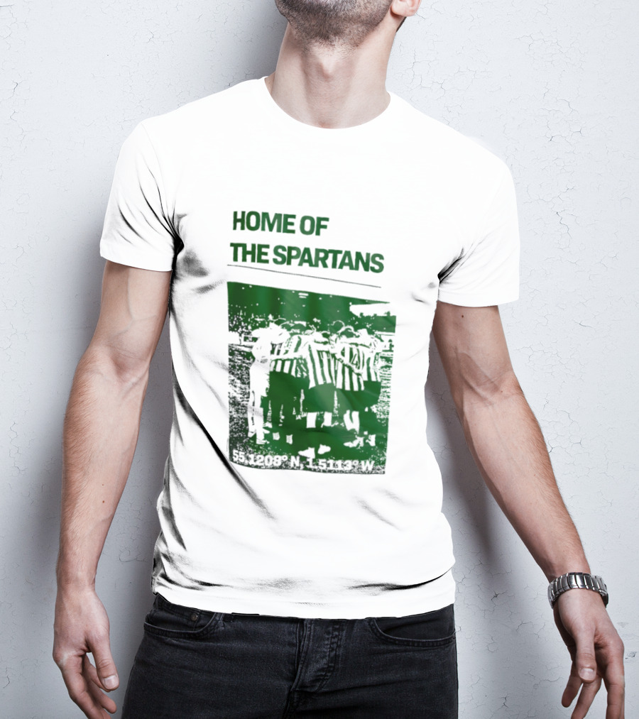 Home Of The Spartans 55.1208° N 15113° W T-Shirt