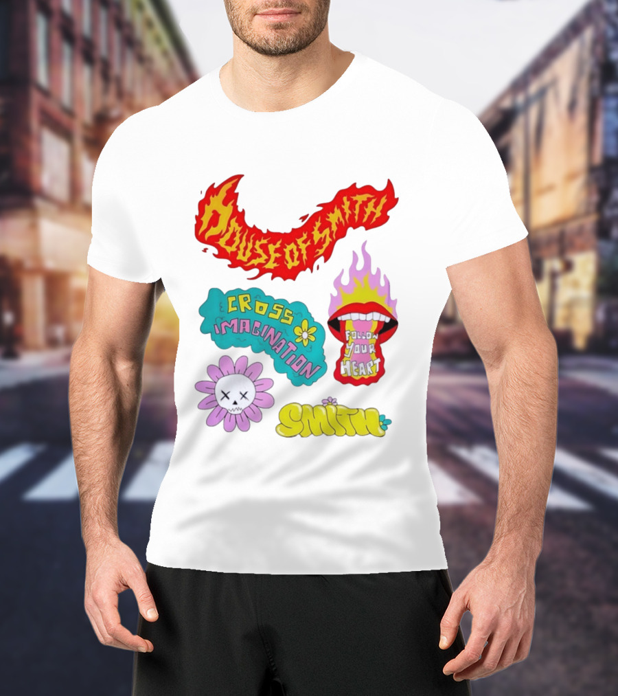 House Of Smith Cross Imagination Follow Your Heart Smith T-Shirt