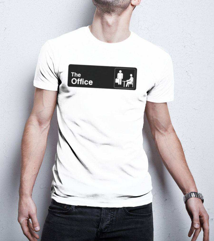The Office TV Show Iconic Logo With Sitting And Standing Figures T-Shirt