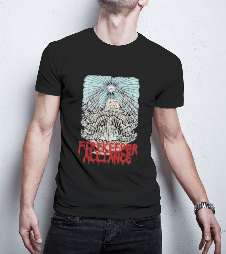 Fire Keeper Alliance Chief Mountain Thomas Hooper T-Shirt