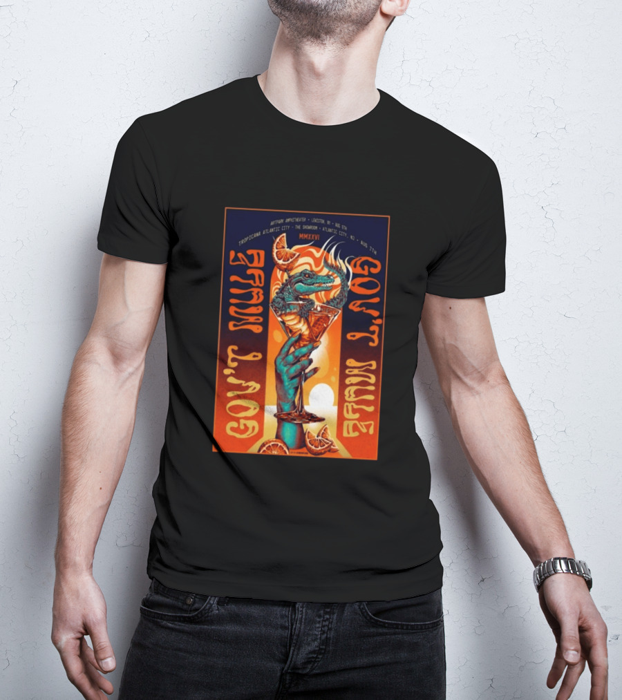 Gov't Mule August 7 Tropicana Showroom Atlantic City MMXXVI Alligator Cocktail T-Shirt