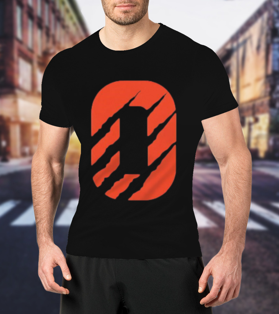Cincinnati Bengals Clawed Stripes T-Shirt
