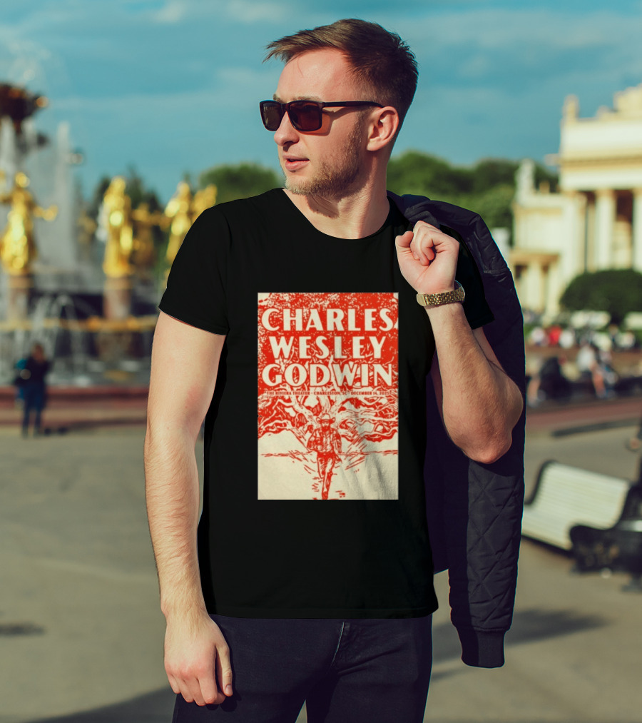 Charles Wesley Godwin Live At The Riviera Theater Charleston SC December 14 2025 T-Shirt