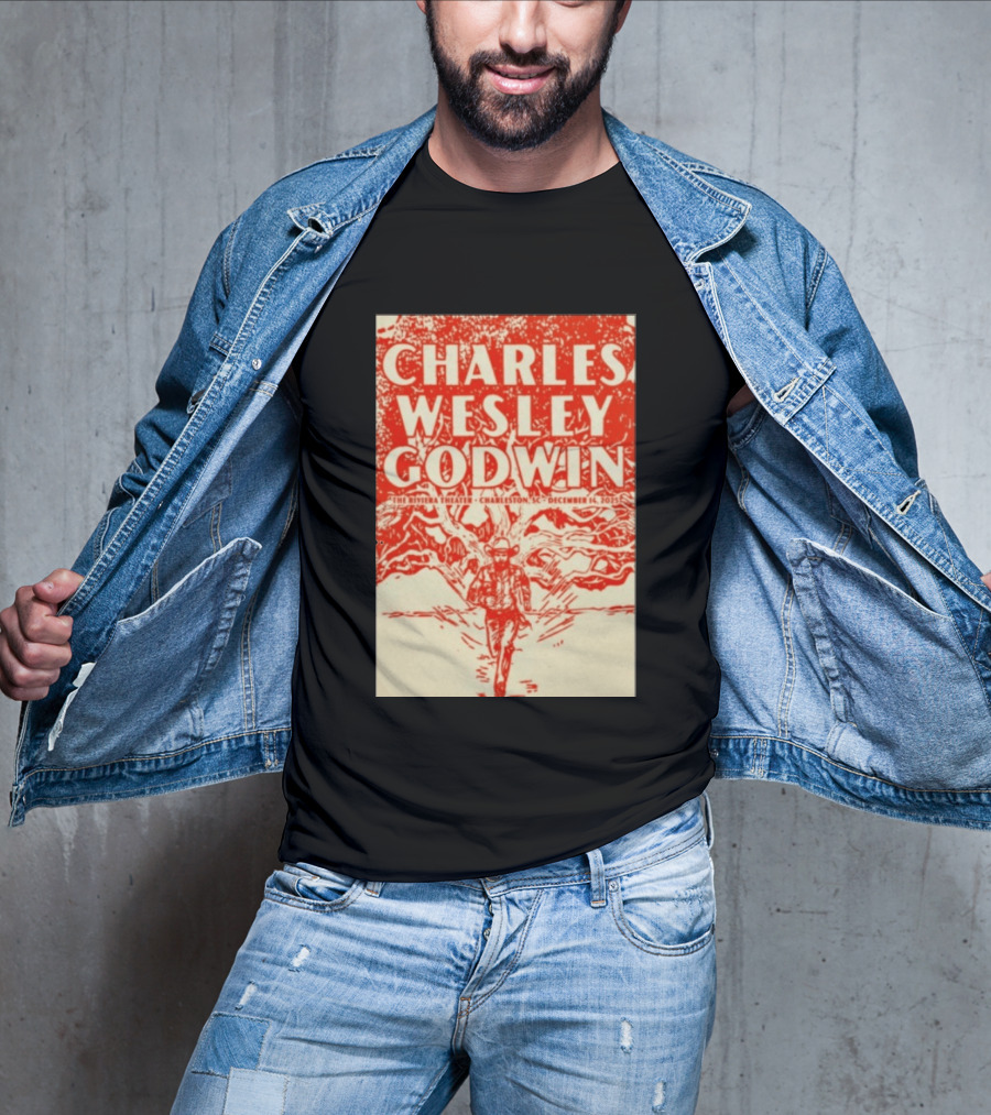 Charles Wesley Godwin Live At The Riviera Theater Charleston SC December 14 2025 T-Shirt